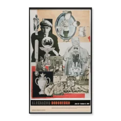 Aleksandr Rodchenko Maquette for an illustration for About This (pro eto) Framed Poster