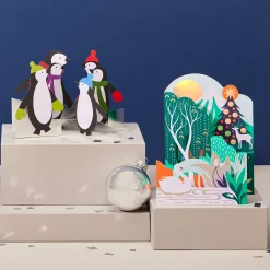 Alpine Glade Holiday Pop-Up Cards - Set of 8