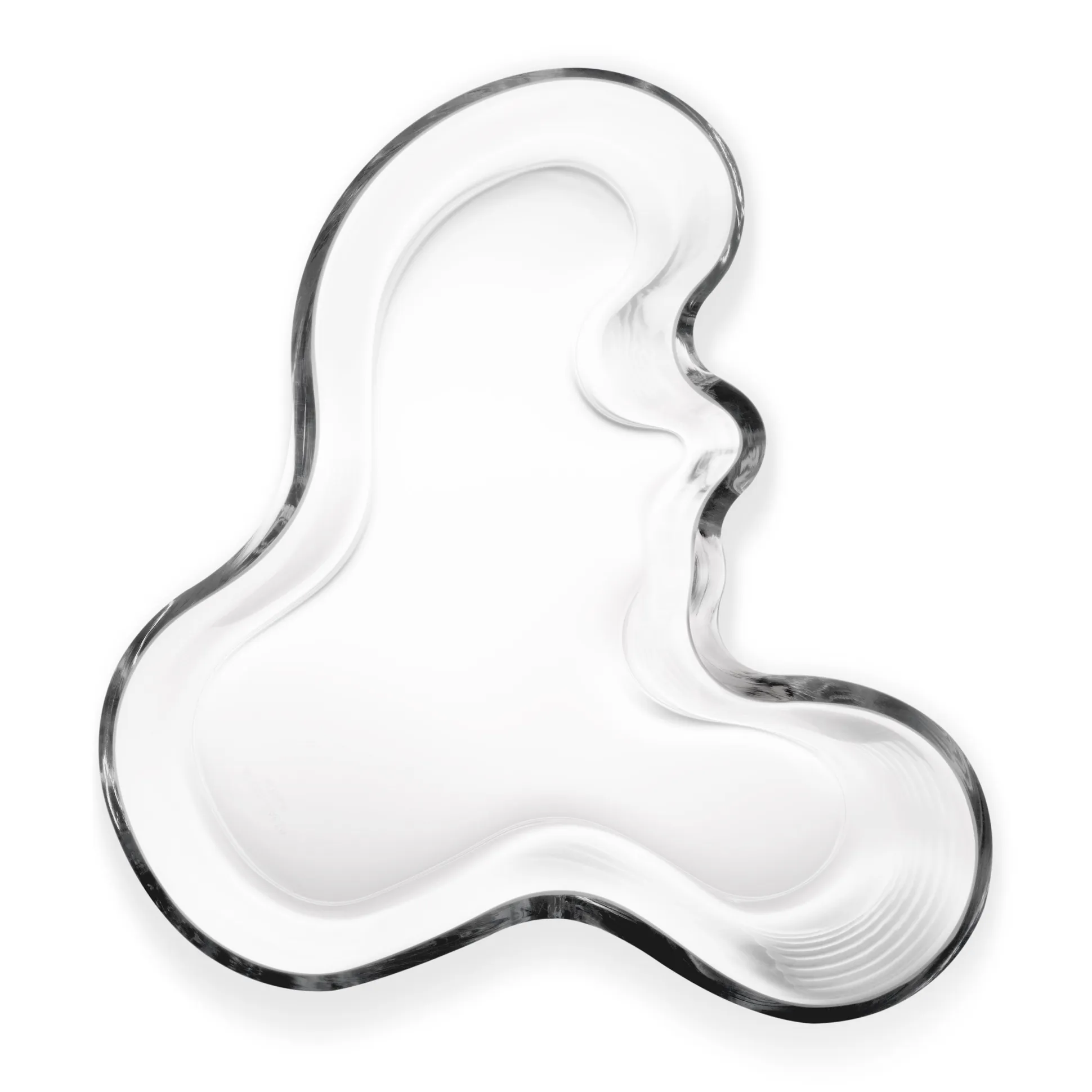 Alvar Aalto Glass Vase from Iittala - 3.7"h