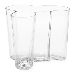 Alvar Aalto Glass Vase from Iittala - 4.7"h