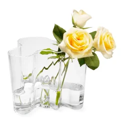 Alvar Aalto Glass Vase from Iittala - 6.3"H