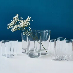 Alvar Aalto Glass Vase from Iittala - 6.3"H