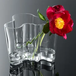 Alvar Aalto Glass Vase from Iittala - 6.3