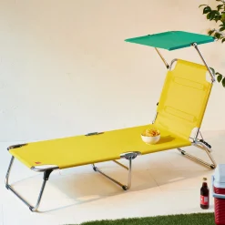 Amigo Outdoor Lounge Chair with Sun Shield
