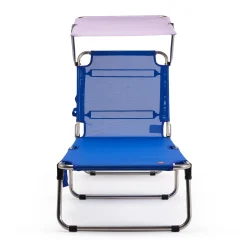 Amigo Outdoor Lounge Chair with Sun Shield/ Lilac