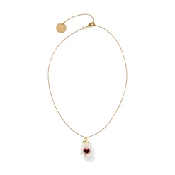 Andrés Gallardo Little Hand & Heart Gold-Plated Necklace