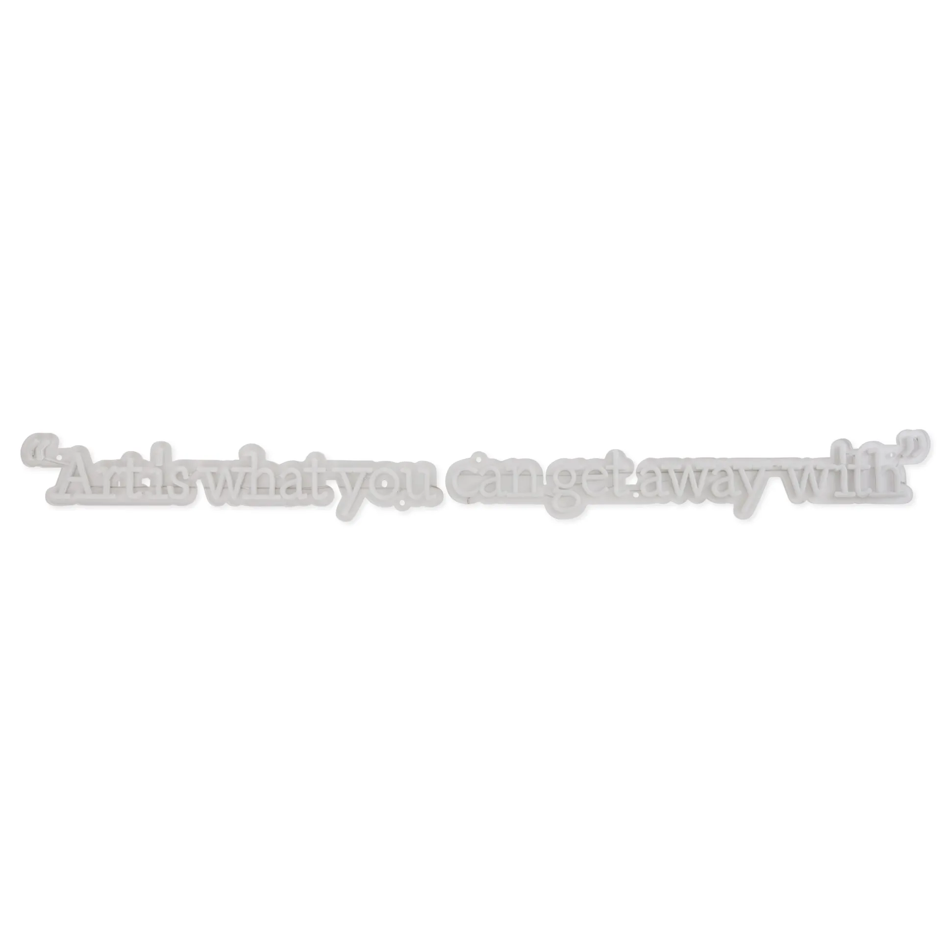 Andy Warhol Art Is What You Can Get Away With Quote Neon Sign