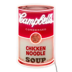 Andy Warhol Chicken Noodle Soup Can Neon Sign