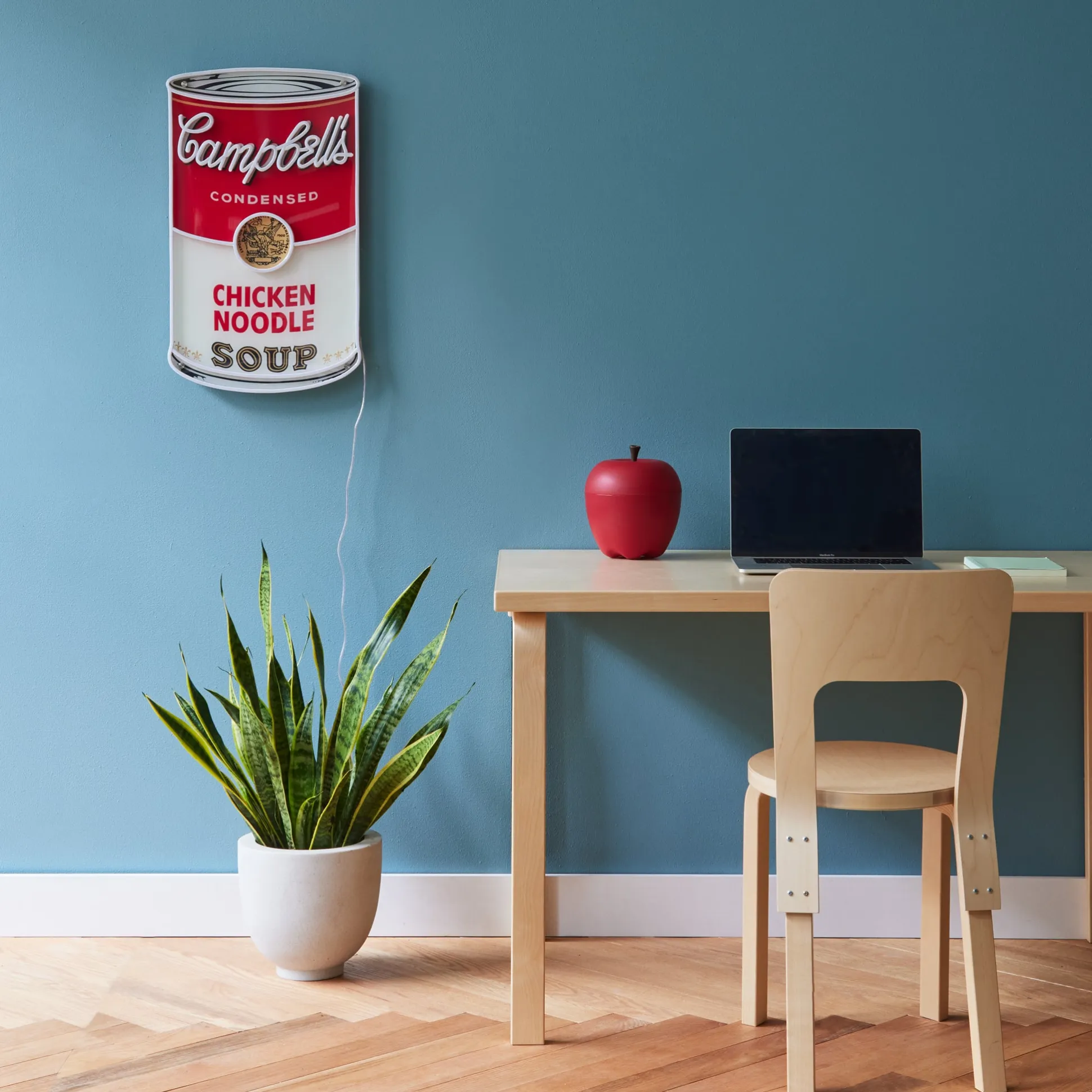 Andy Warhol Chicken Noodle Soup Can Neon Sign
