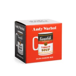 Andy Warhol Color-Changing Soup Can Mug