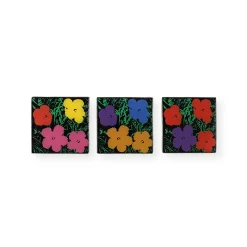 Andy Warhol Flower Pins - Set of 3