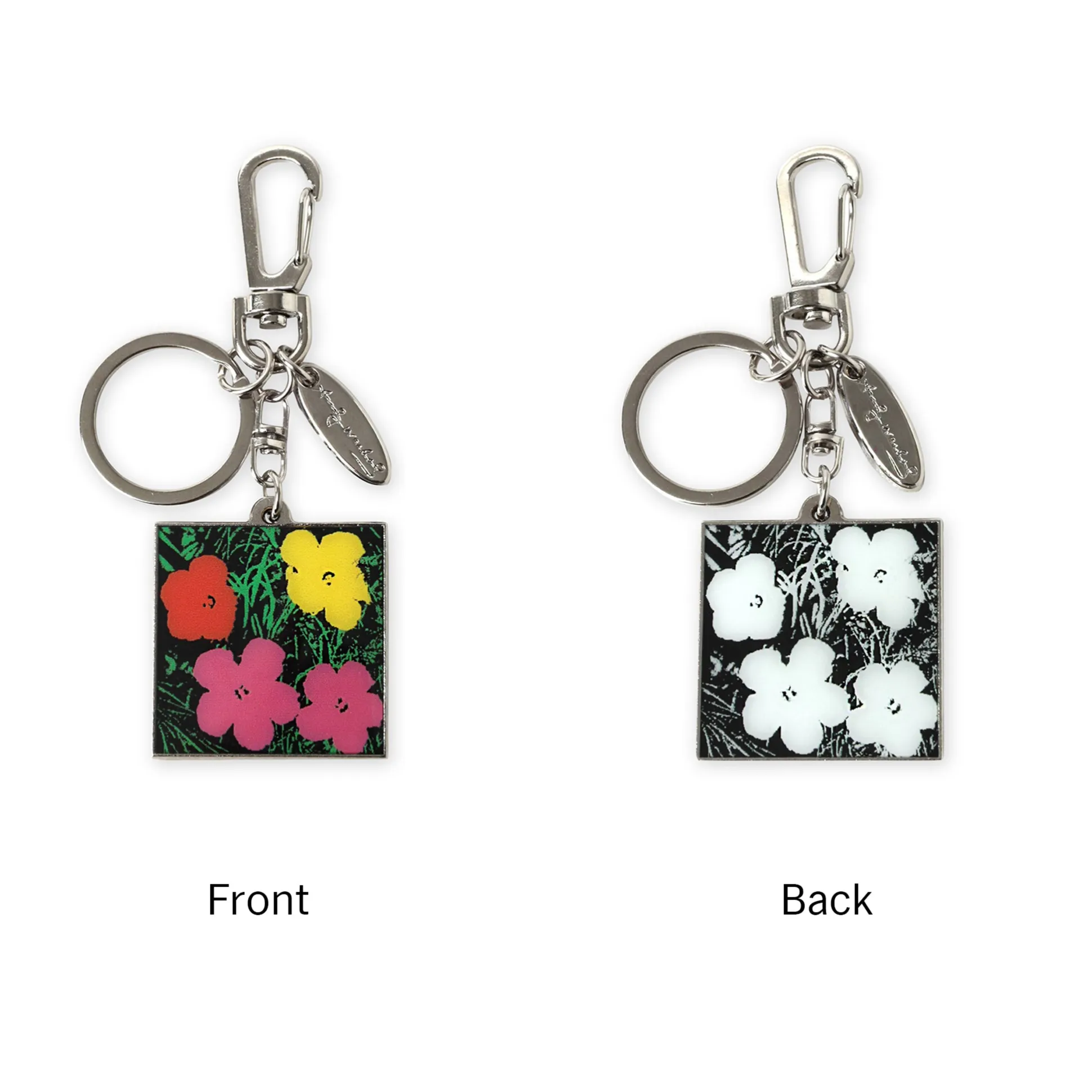 Andy Warhol Flowers Keyring