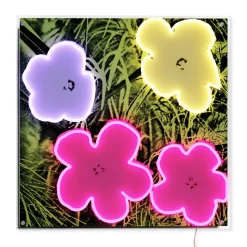 Andy Warhol Flowers Neon Sign