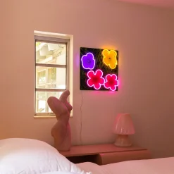 Andy Warhol Flowers Neon Sign