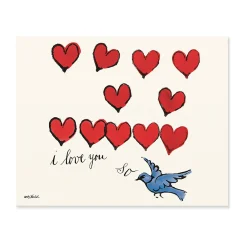 Andy Warhol: I Love You So Print