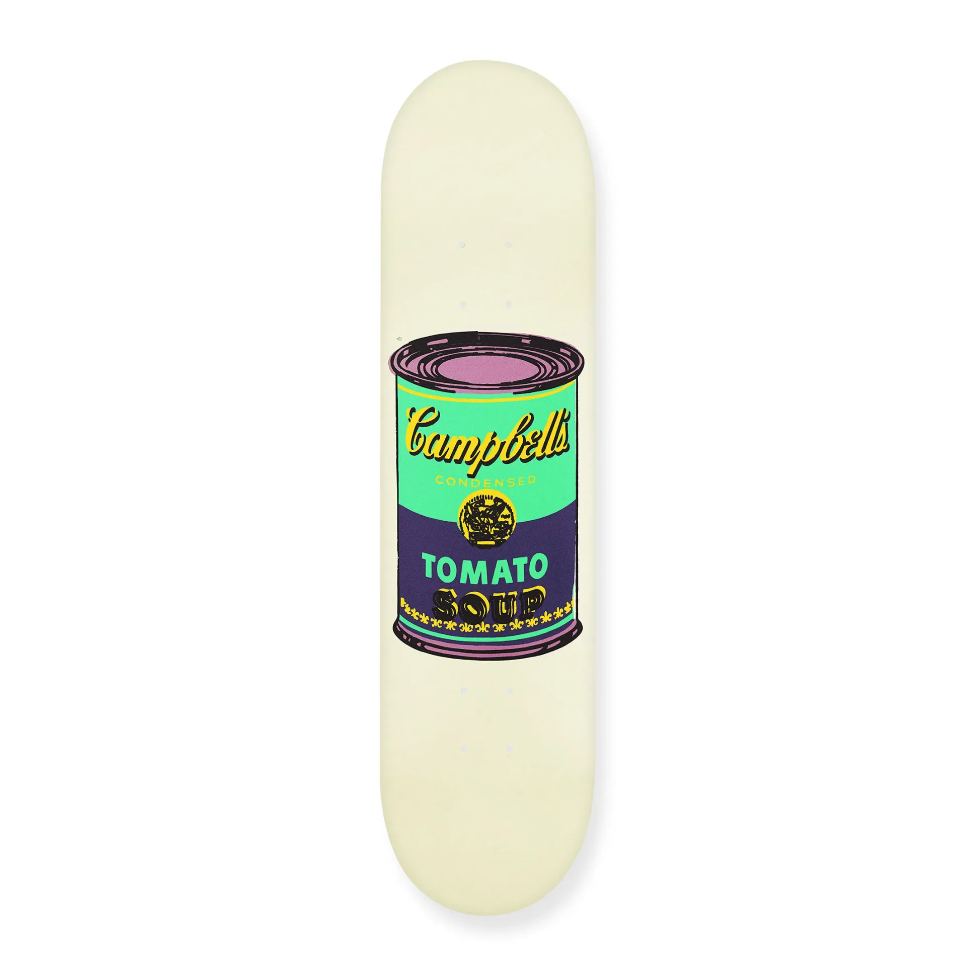 Andy Warhol: Skateboard Colored Campbell's Soup Cans