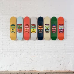 Andy Warhol: Skateboard Colored Campbell's Soup Cans
