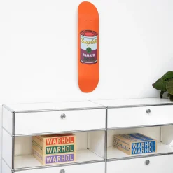 Andy Warhol: Skateboard Colored Campbell's Soup Cans