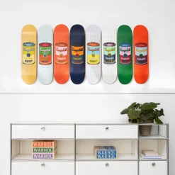 Andy Warhol: Skateboard Colored Campbell's Soup Cans Set of 8