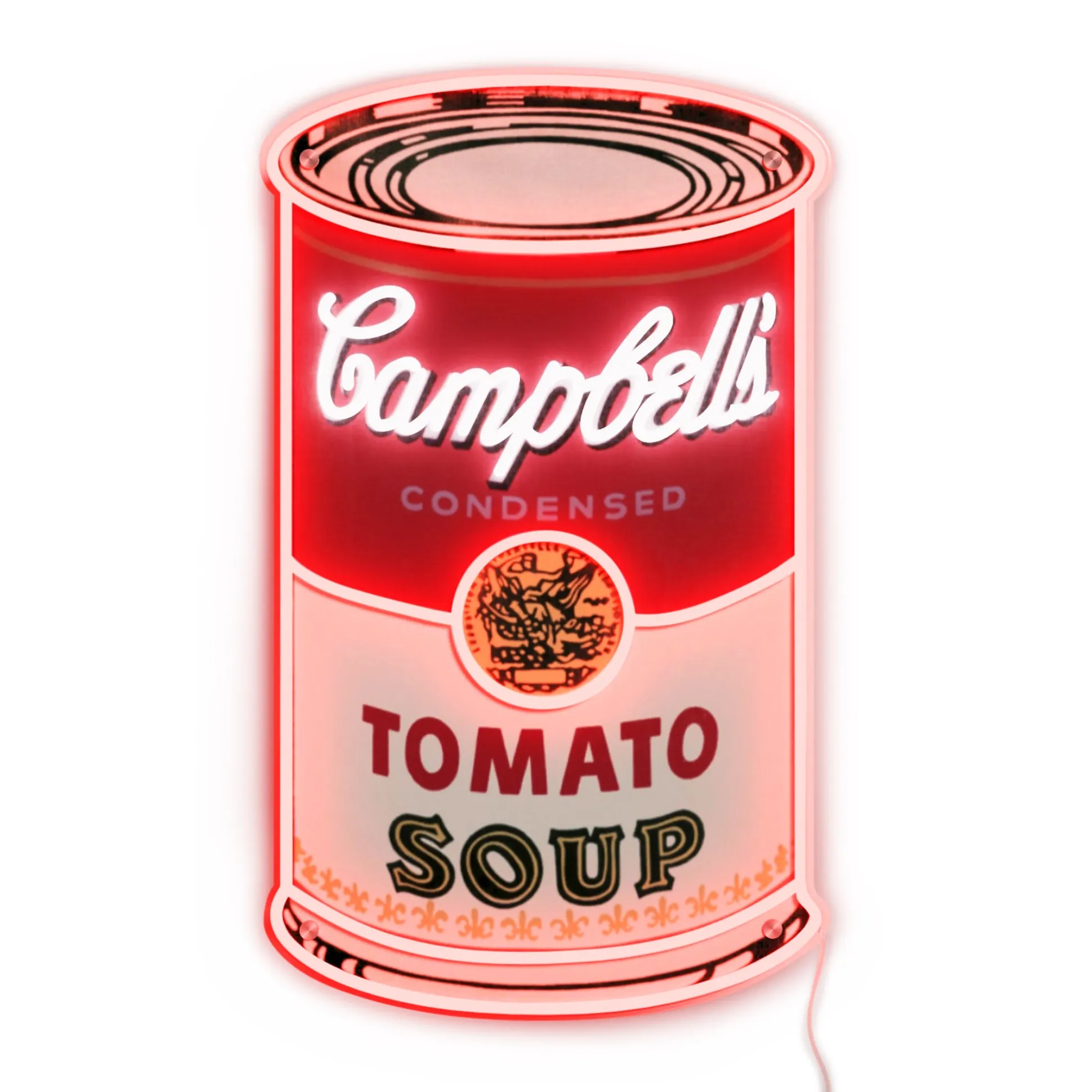 Andy Warhol Tomato Soup Can Neon Sign