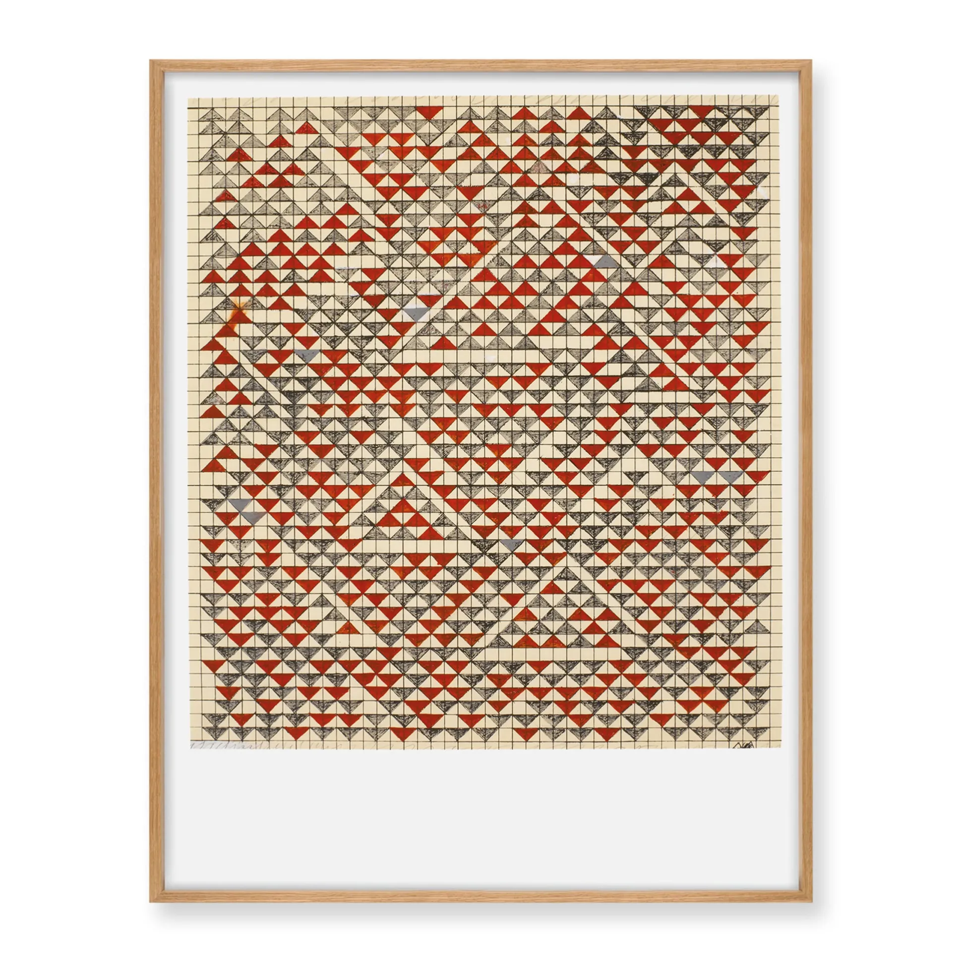 Anni Albers Study for Camino Real Framed Poster