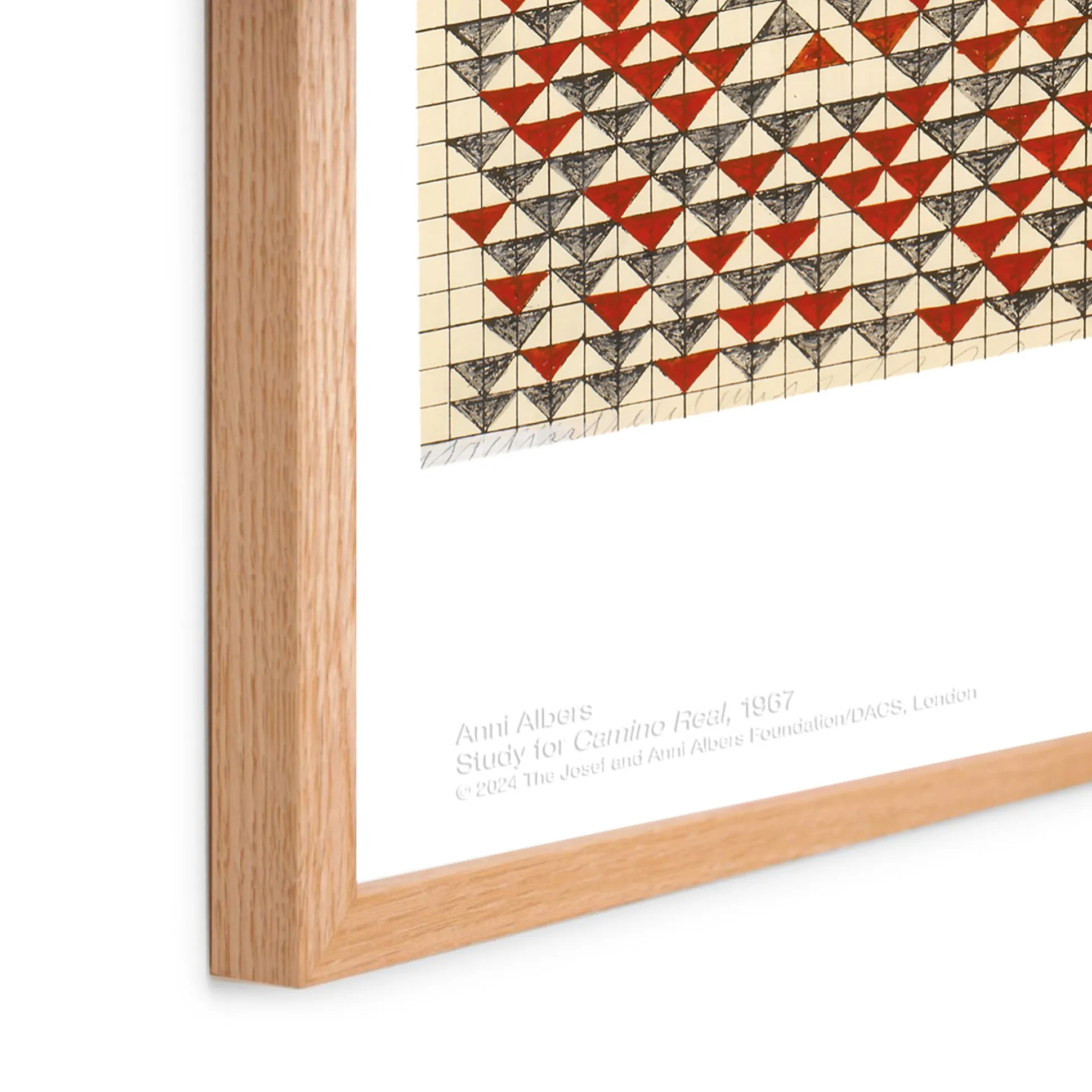 Anni Albers Study for Camino Real Framed Poster
