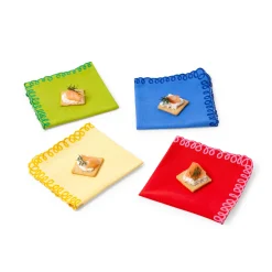 Areaware Doodle Lace Cotton Cocktail Napkins - Set of 4