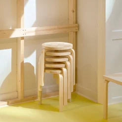 Artek Aalto Marimekko Stacking Stool 60 - Seireeni