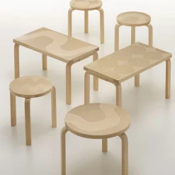 Artek Aalto Marimekko Stacking Stool 60 - Seireeni