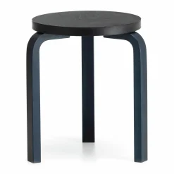 Artek Aalto Stacking Stool 60/ Black