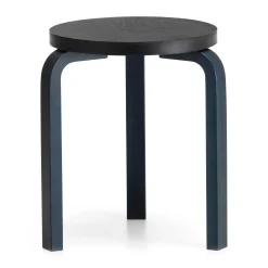 Artek Aalto Stacking Stool 60/ Black