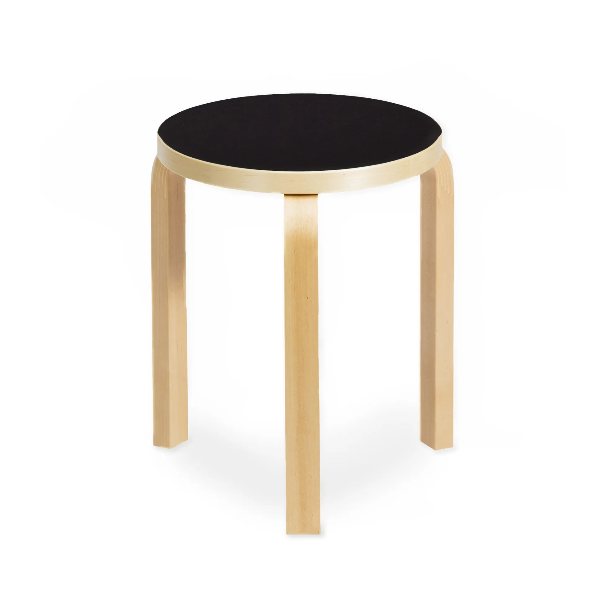 Artek Aalto Stacking Stool 60/ Black