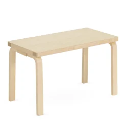 Artek Alvar Aalto Solid-Top Bench - Small
