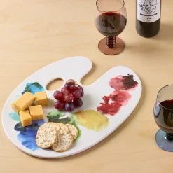 Artist Palette Ceramic Cheese Board
