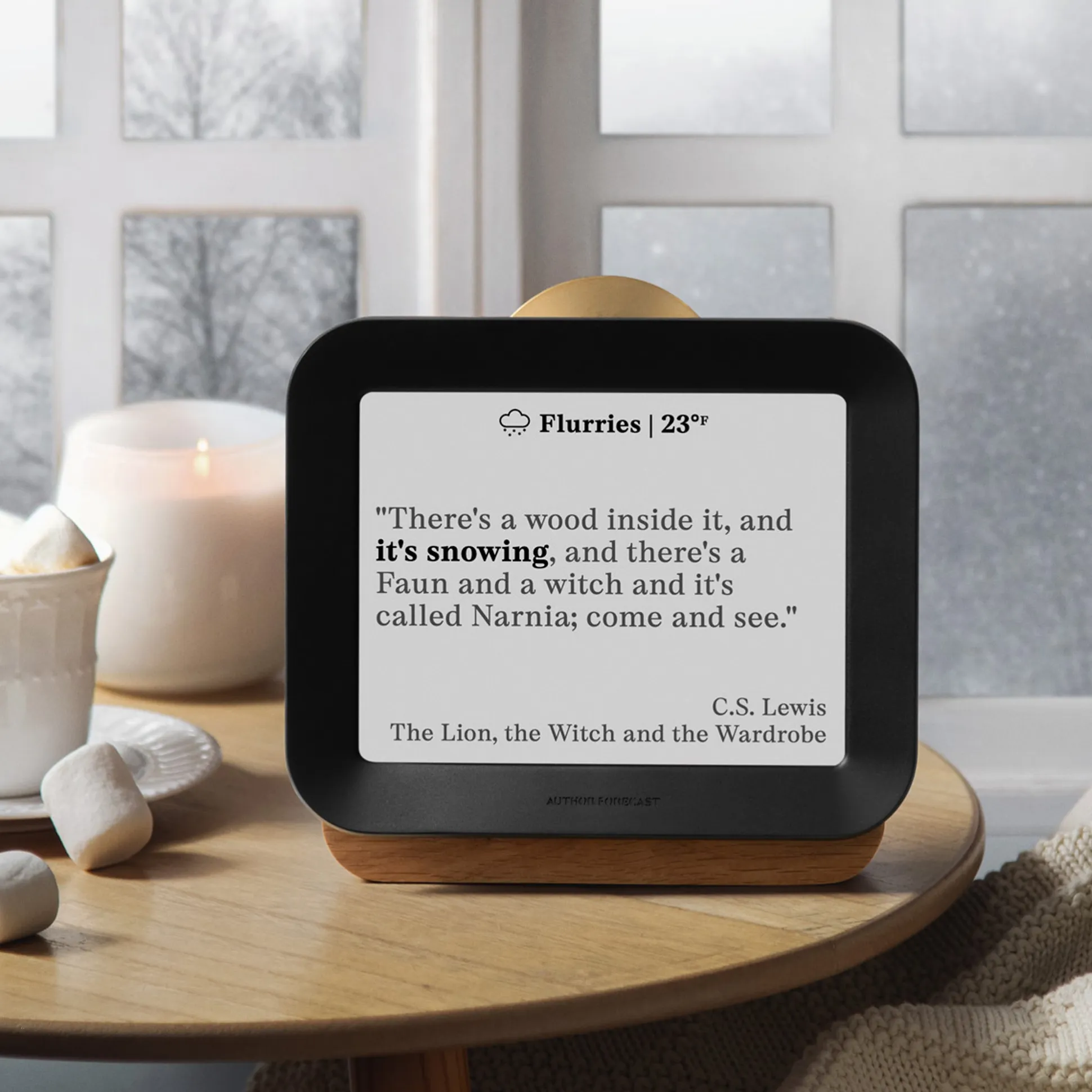 Author Forecast Digital Weathervane - Large