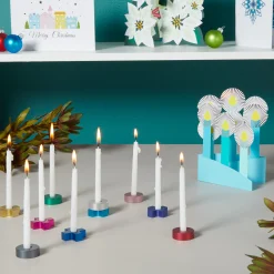 Azure Hanukkah Holiday Cards - Set of 8