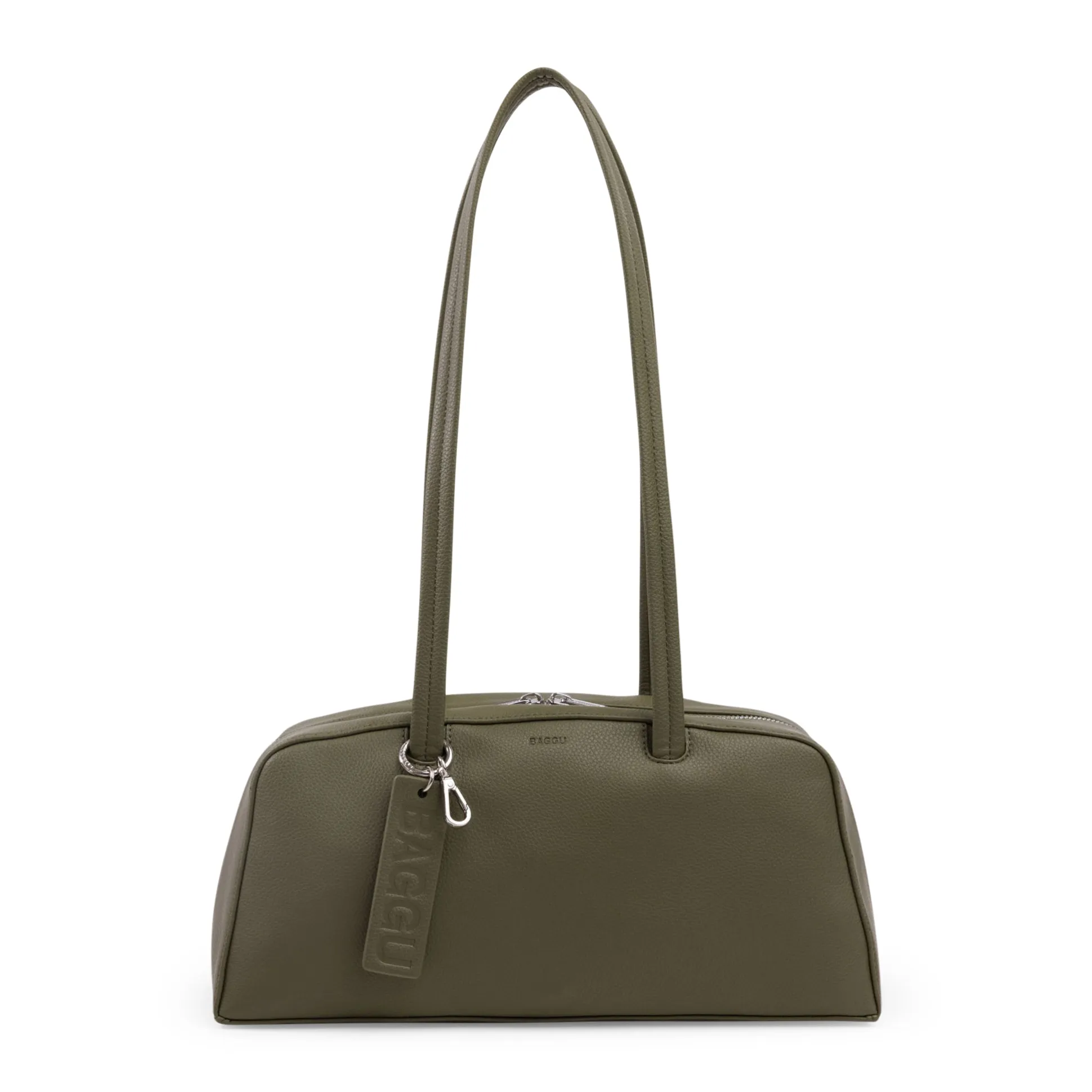 Baggu Recycled Leather Bowler Bag
