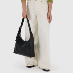 Baggu Recycled Leather Shoulder Bag