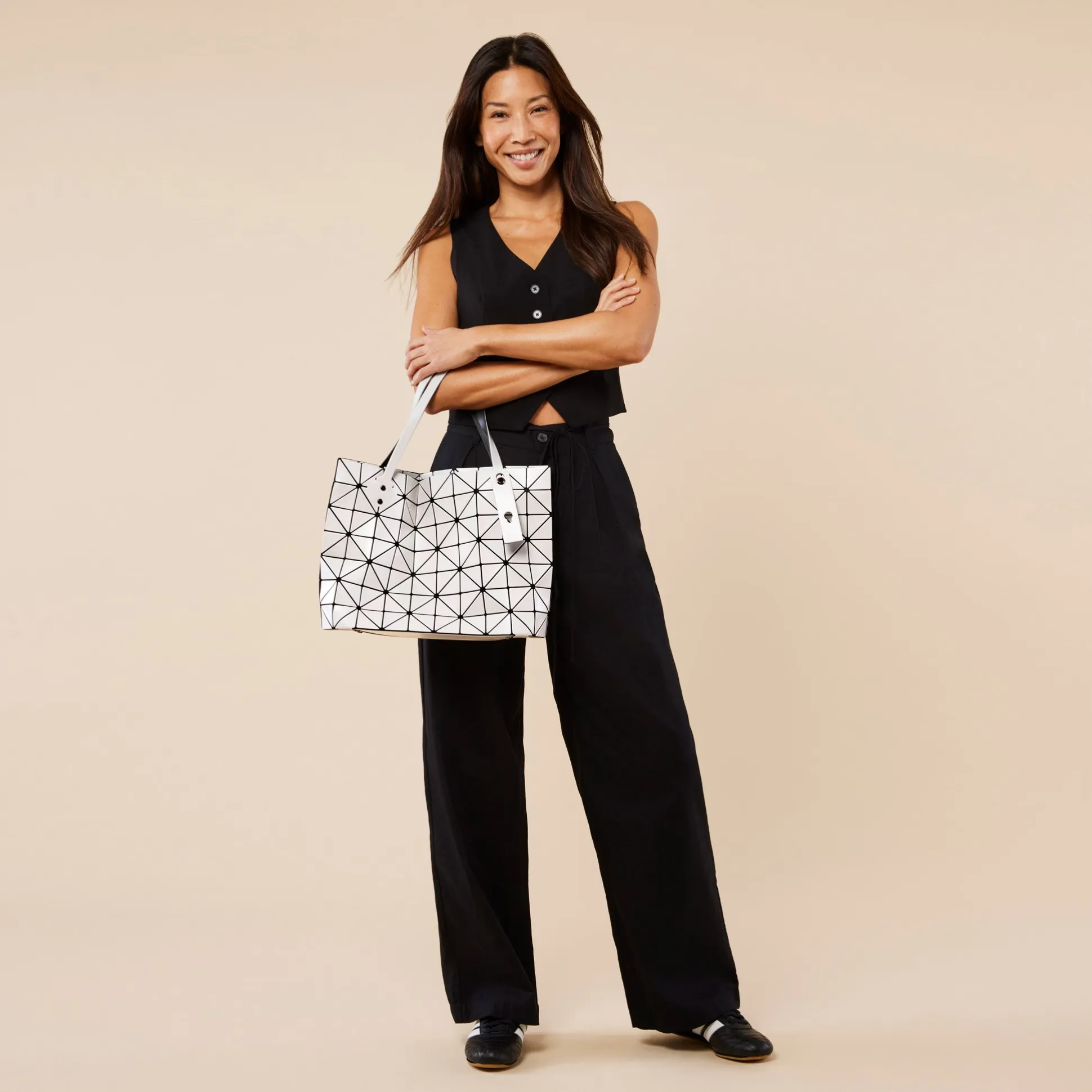 BAO BAO ISSEY MIYAKE Rock Matte Shoulder Bag