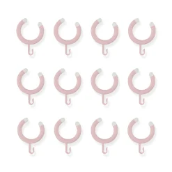 Barbie™ x Hewi Pink Shower Curtain Rings - Set of 12