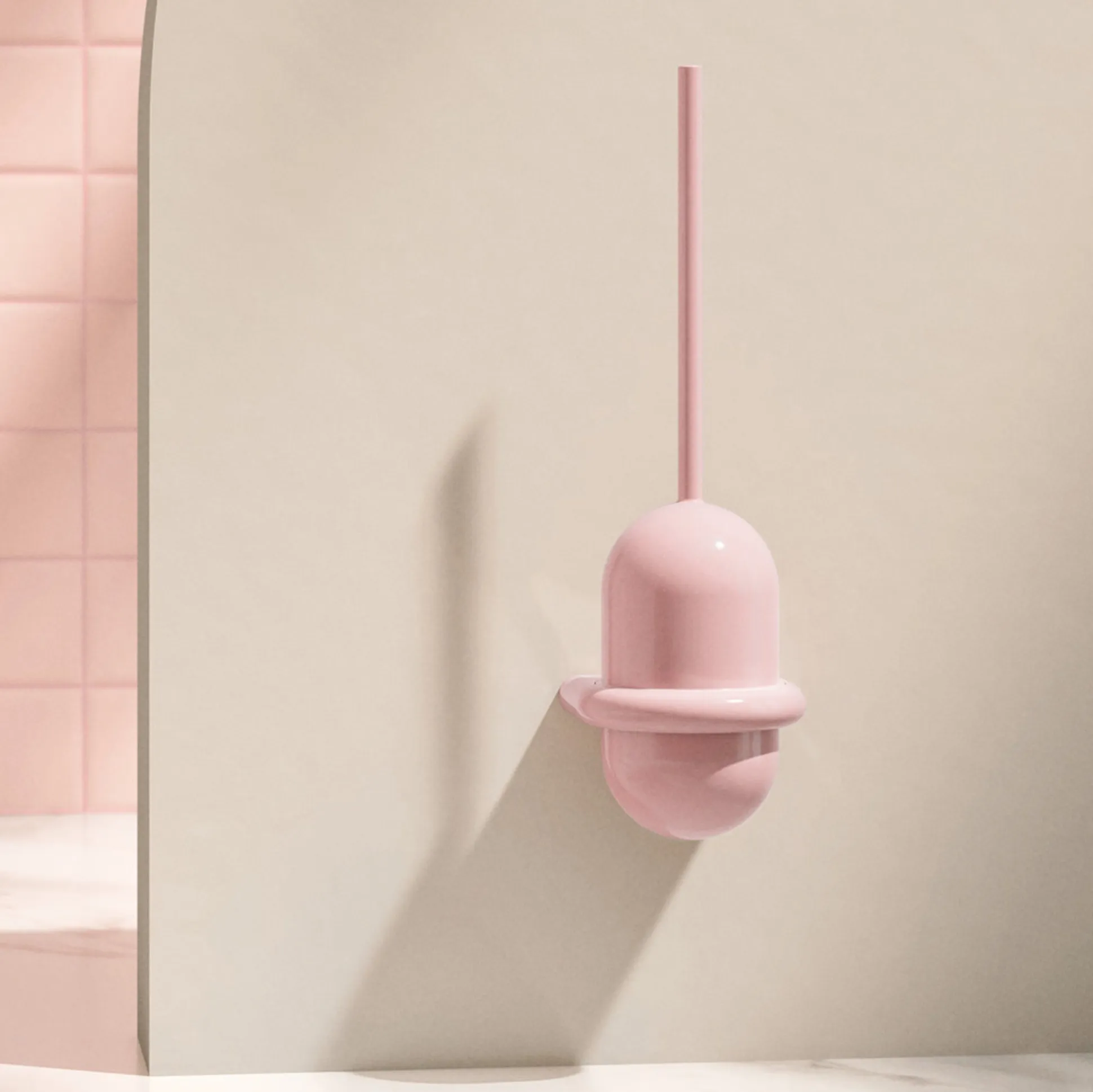 Barbie™ x Hewi Pink Toilet Brush