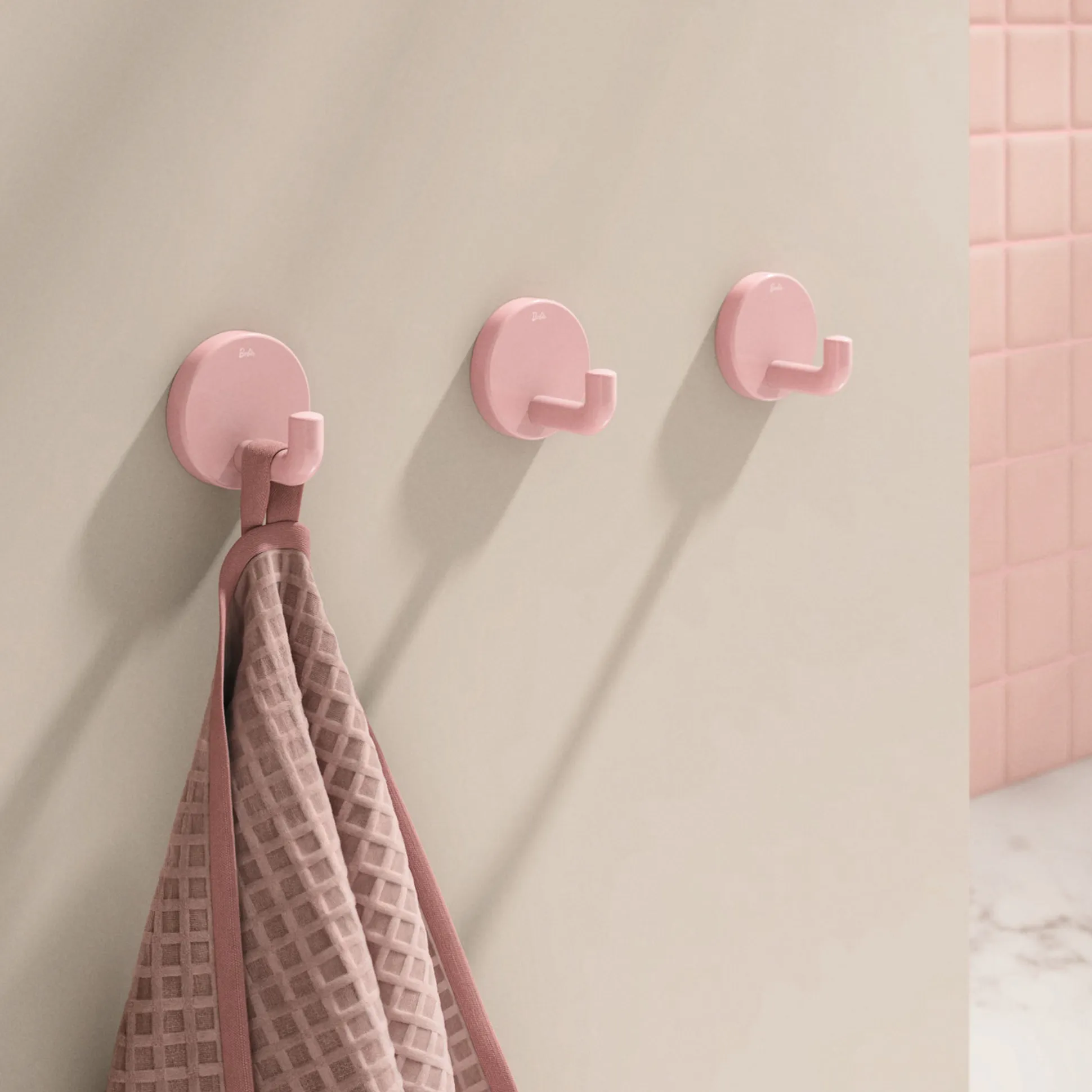 Barbie™ x Hewi Pink Wall Hooks - Set of 3
