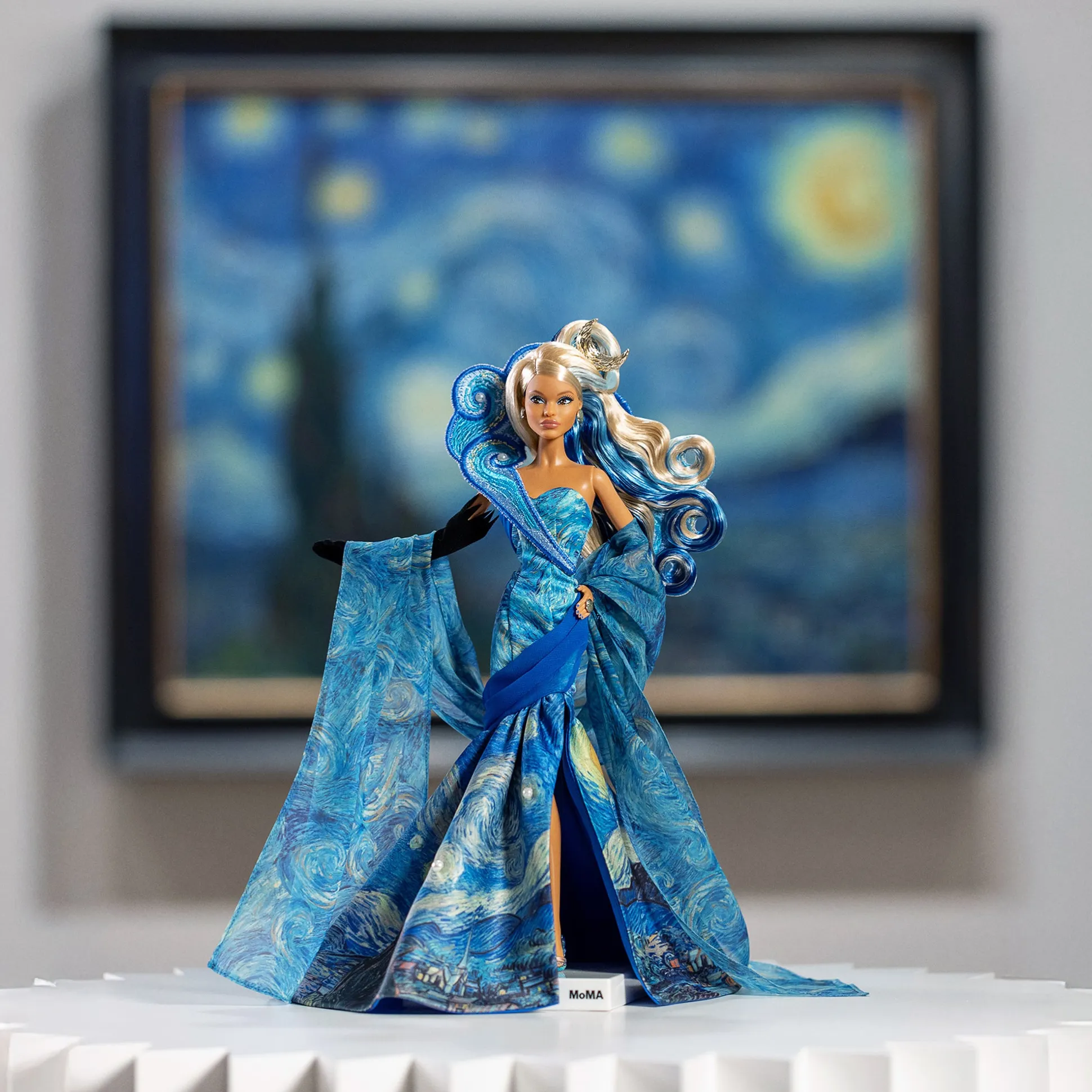 Barbie x MoMA Vincent van Gogh The Starry Night Collectible Doll