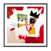Basquiat: Trumpet Framed Print