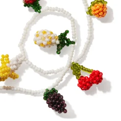 Beaded Fruit Salad Necklace