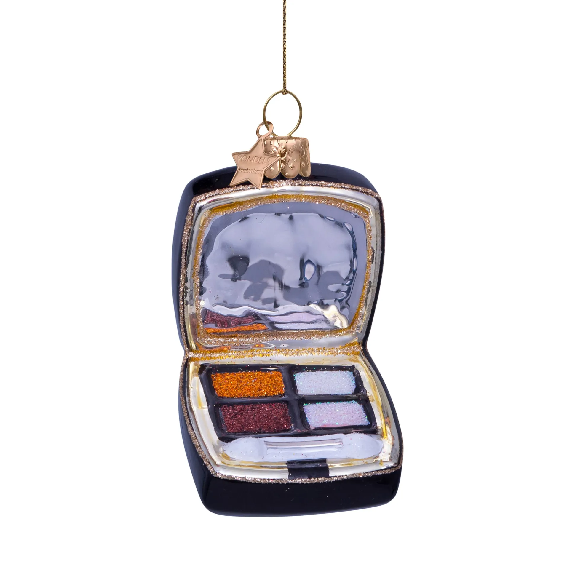 Beauty Counter Glass Holiday Ornament - Eye Pallet
