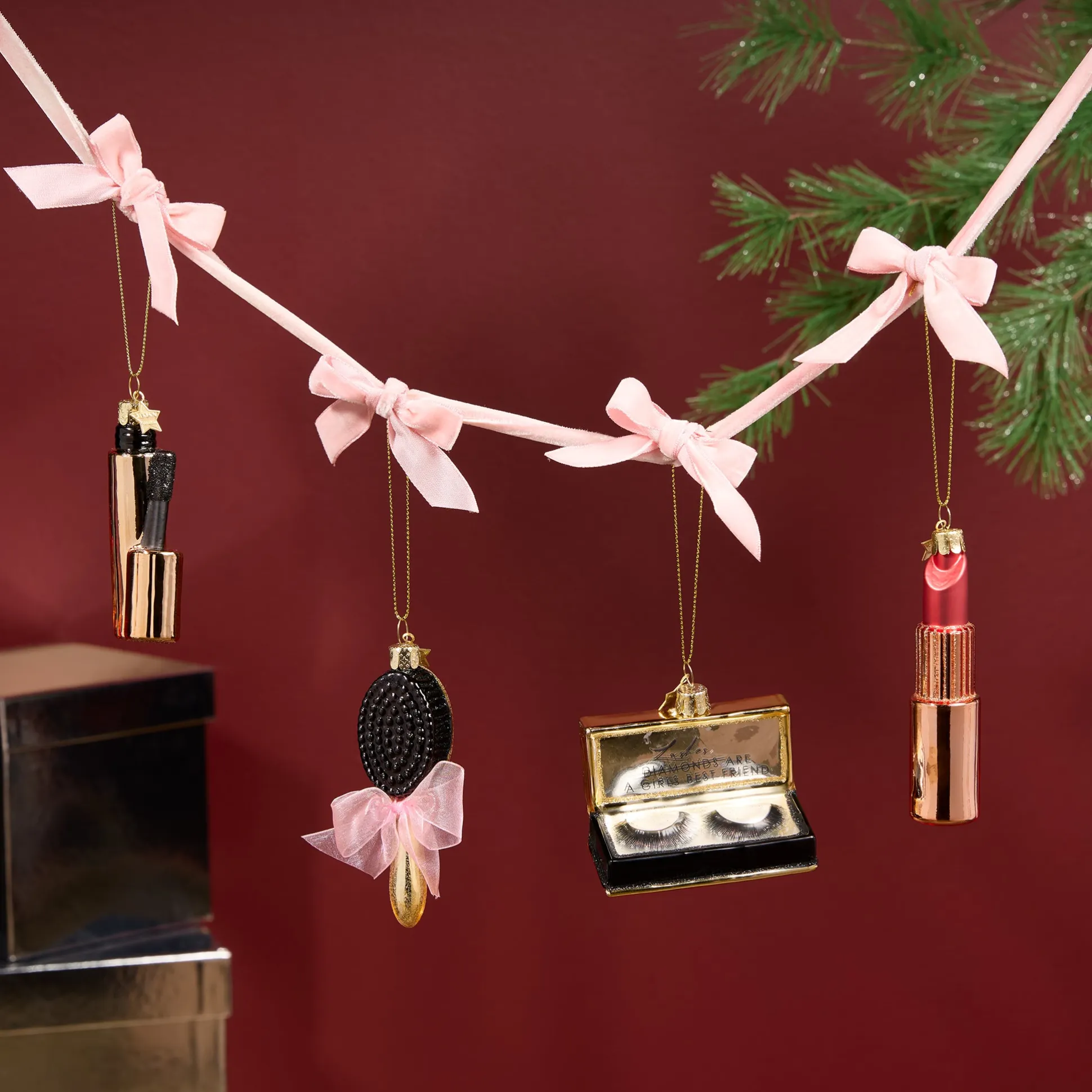 Beauty Counter Glass Holiday Ornament - Lipstick