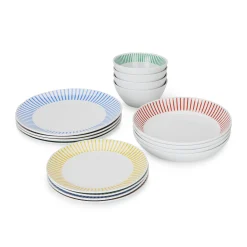 Bodum Jazz Porcelain Dinnerware - Set of 16