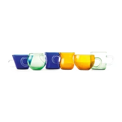 Borosilicate Glass Cups - Set of 6 - Small