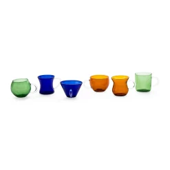 Borosilicate Glass Cups - Set of 6 - X-Small